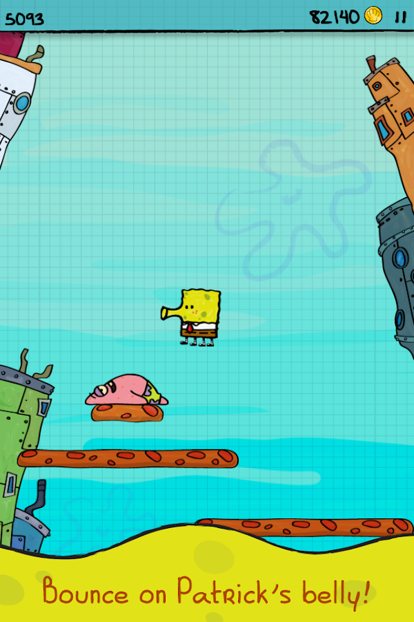 Doodle Jump SpongeBob - screenshot