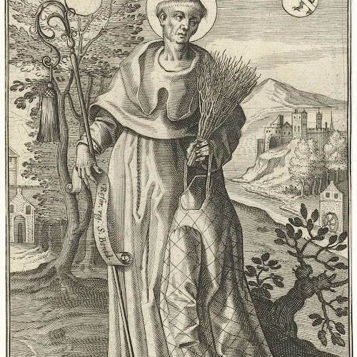 Heilige Gerardus Van Brogne Anonymous 1606 Rijksmuseum