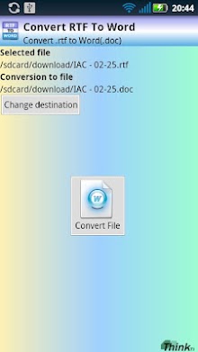 RTF To Word (.doc)