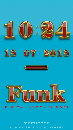 FUNK Digital Clock Widget