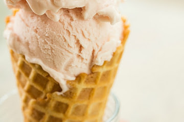 Roasted Strawberry &amp; Buttermilk Ice Cream