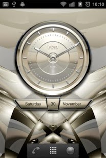 RAVEL Designer Clock Widget - náhled