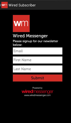 Wired Email Subscriber