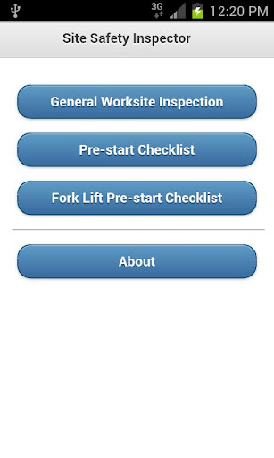 MySAFE - Checklists