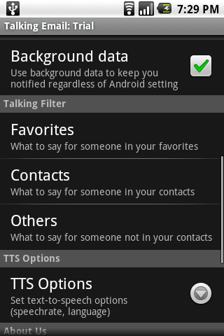 Talking Email Screen 2