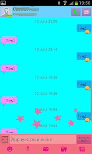 How to install GO SMS Pink blue girl Theme lastet apk for android