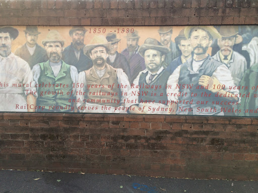 150 Years Of Railways In NSW Mural