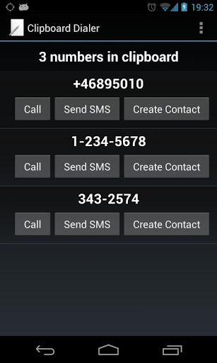 Clipboard Dialer