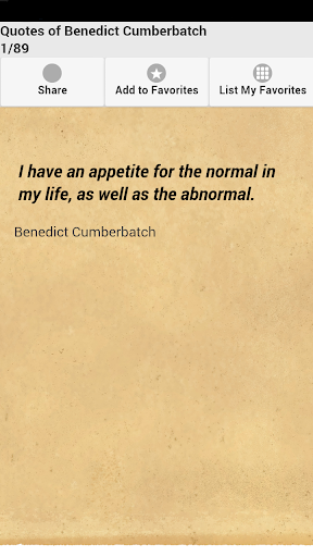 Quotes of Benedict Cumberbatch