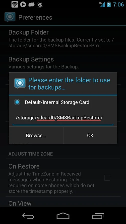 SMS Backup & Restore Pro - screenshot