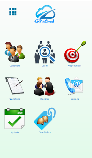 ERP-in-Cloud CRM App