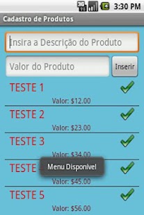 Free Talão de Pedidos v.Teste APK