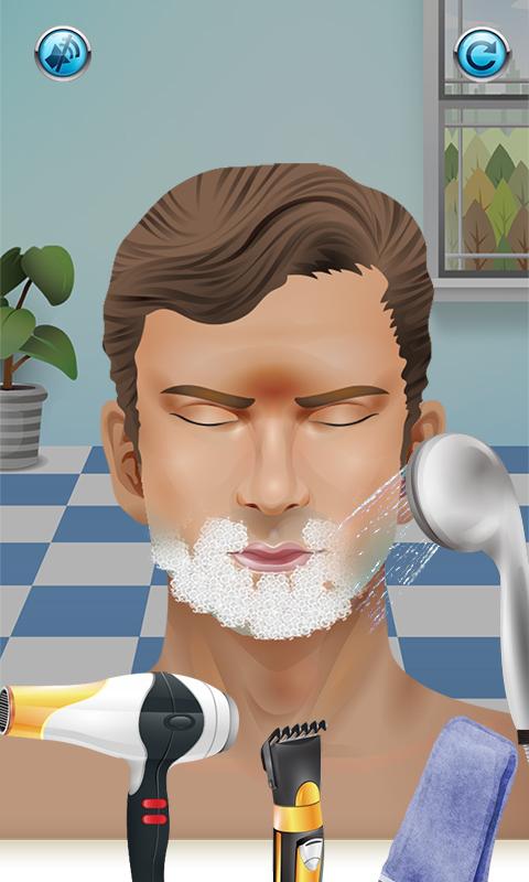 Android application Beard Salon - Free games screenshort