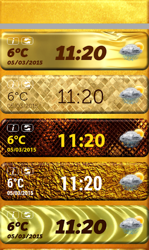 免費下載天氣APP|Gold Clock Weather Widget app開箱文|APP開箱王