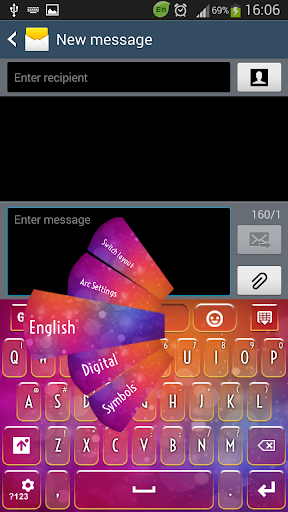 Colored Theme Keyboard