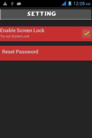 door screen lock with password