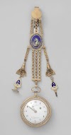 Horloge met chatelaine