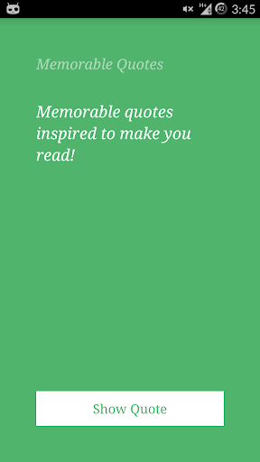 Memorable Quotes