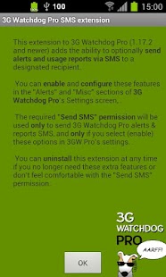 Free 3G Watchdog Pro SMS extension APK