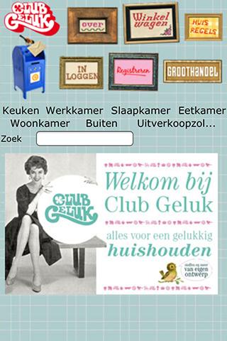 Club Geluk's webshop