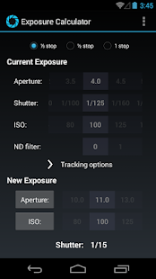 Exposure Calculator - Android Apps on Google Play