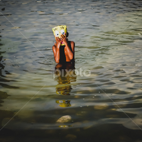 a smile under the mask by Belal Hossain Rana - Babies & Children Children Candids