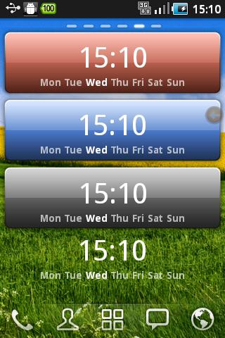 Caynax Digital Clock Widget v1.6