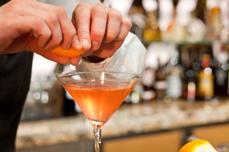You'll find a wide selection of traditional and modern cocktails at the R Bar on Grandeur of the Seas.