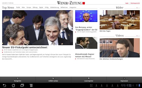 WZ mobile - Wiener Zeitung Screenshots 2