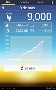  Podómetro: miniatura de captura de pantalla  