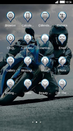 【免費個人化App】Sports Bike Clauncher Theme-APP點子