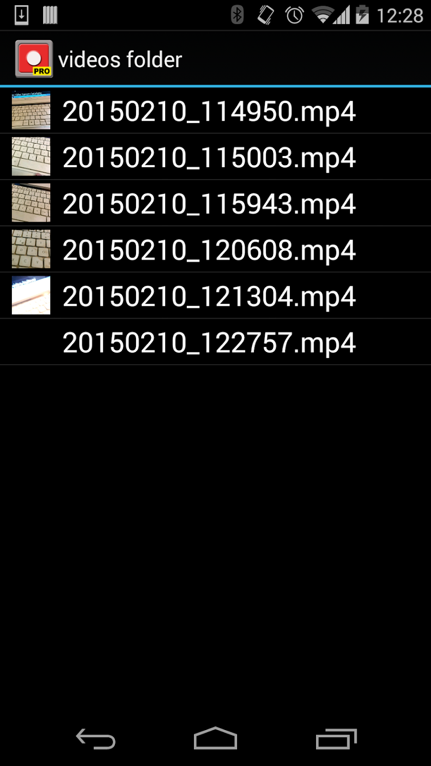 Spy Video Recorder PRO Screen 3