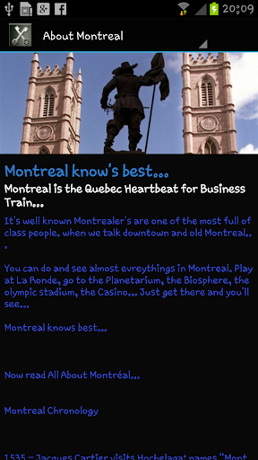 City-keys of Montreal