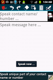 Hands free speech sms/texting poster 3