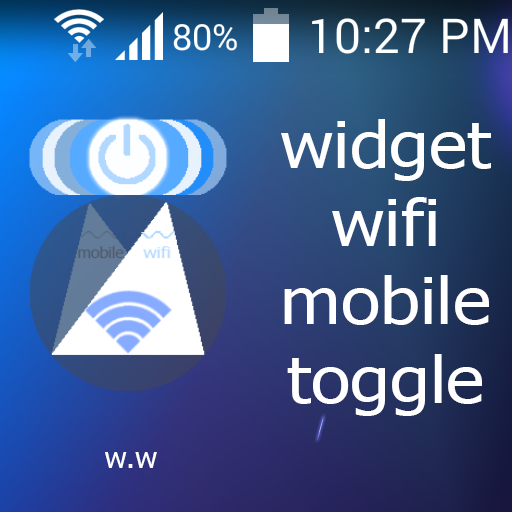 wifi mobile toggle widget LOGO-APP點子