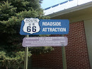 Route 66 Roadside Attraction Sign 