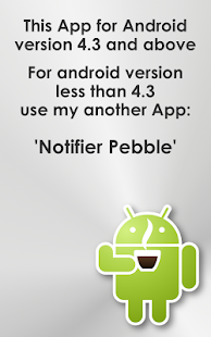 Notify for Pebble - screenshot thumbnail