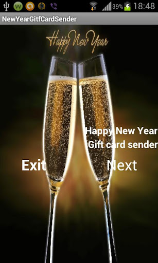 New Year Gift Card Sender