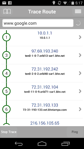 TraceRoute