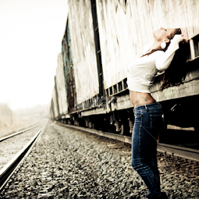 train girl by Terenti Bittner - People Fashion