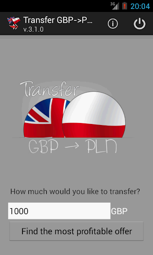 Transfer GBP->PLN