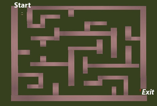 3d maze game
