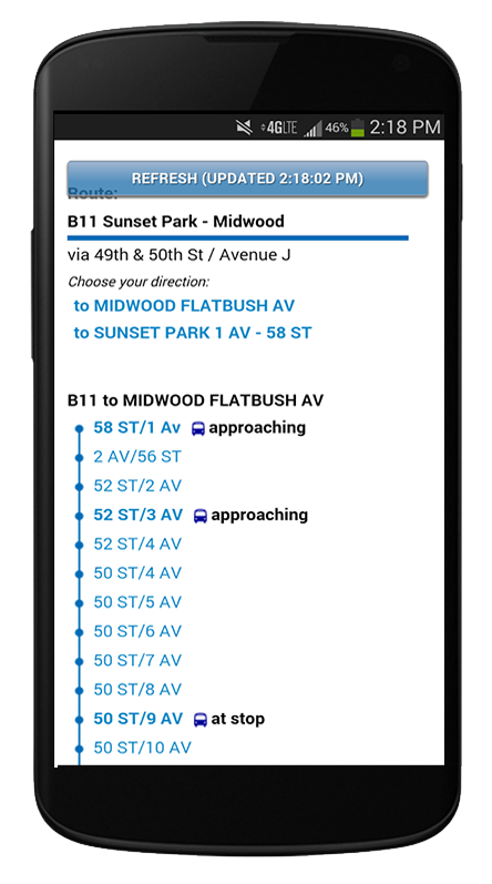 What is the schedule for the MTA Express bus?