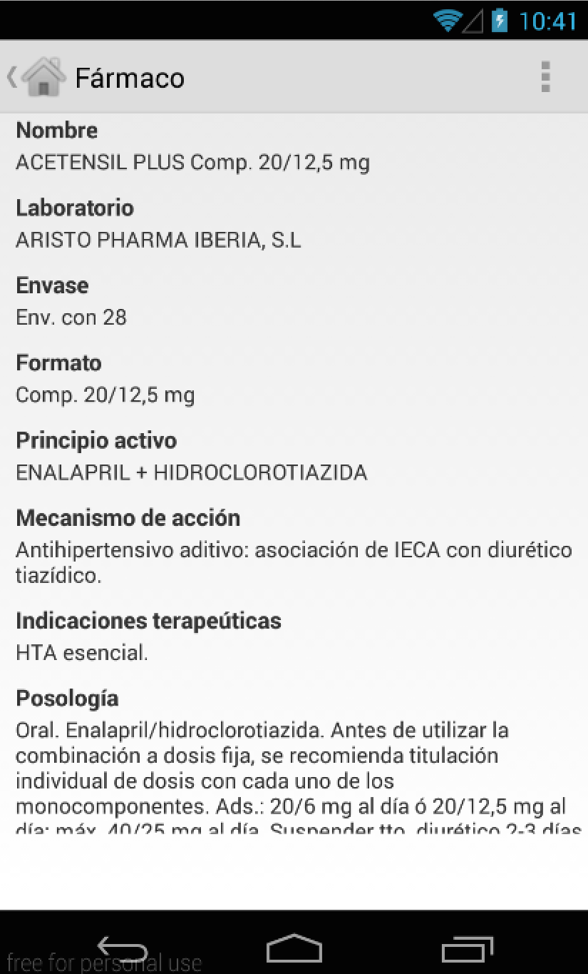 Vademecum medicamentos gratis Screen 2