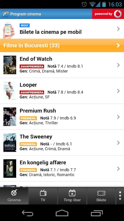 Cinemagia, program TV, cinema Android Apps on Google Play