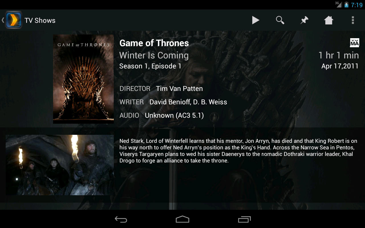 Plex for Android - screenshot