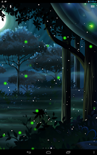 Firefly Forest Live Wallpaper