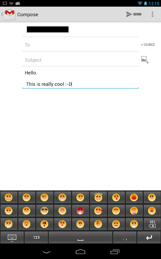 Emoji Keyboard - screenshot