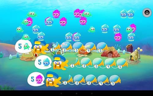 Android application Count Crab: Baby Fish School screenshort