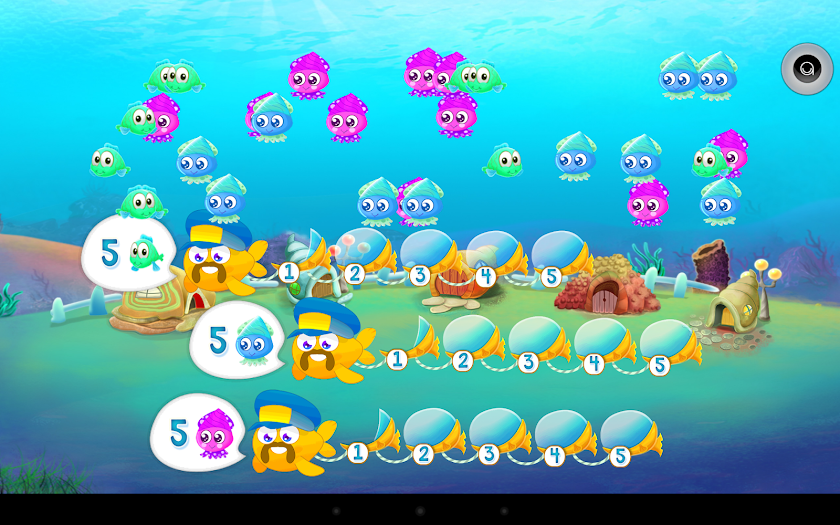Count Crab: Baby Fish School Screen 1